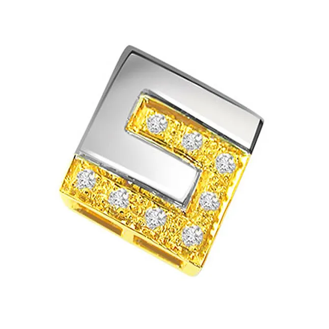 For Someone Special - Real Diamond Two Tone Pendant (P65)