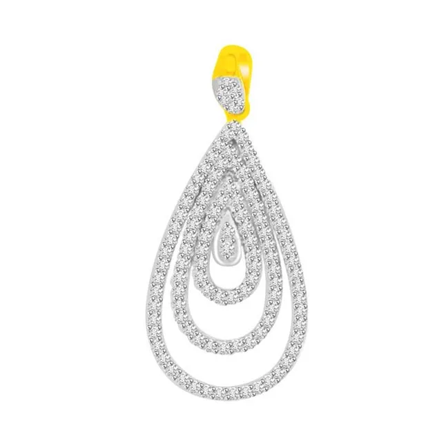 1.11cts Designer Real Diamond Pendant (P709)