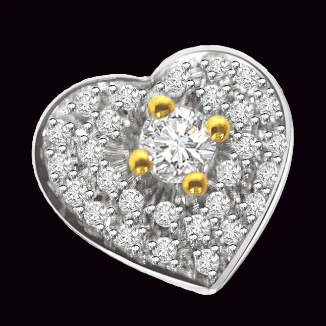 Your Adorable Darling Real Diamond Pendant in 18kt Yellow Gold (P114)