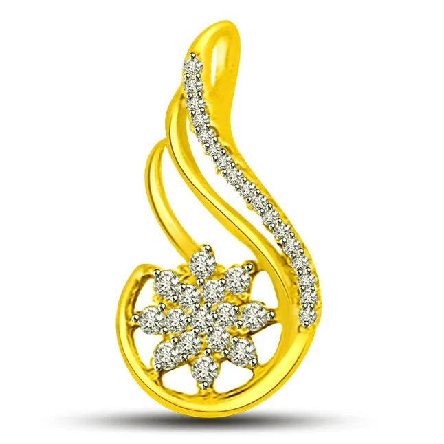 A star is born. Its her day. -Flower Shape Pendants