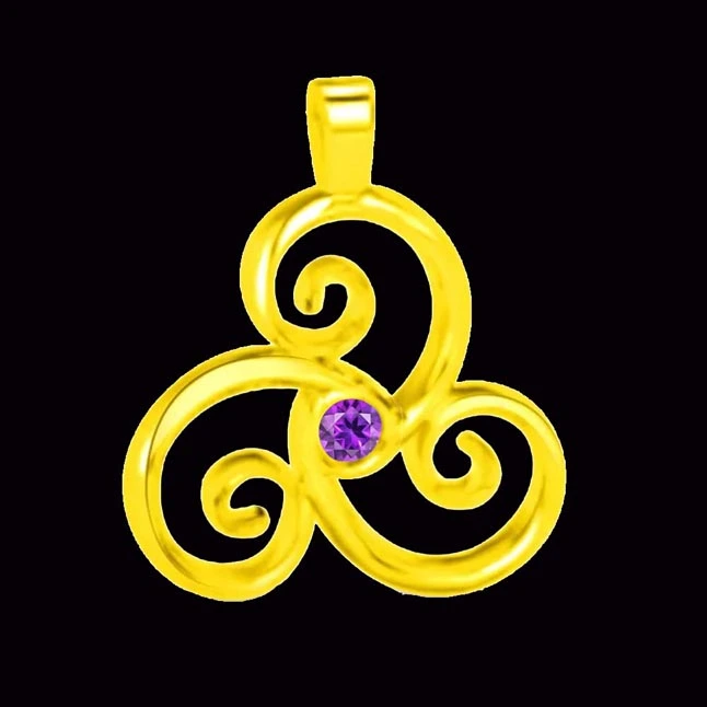 Lavender Luxe: Enchanted Amethyst Flower Pendant (P1403)