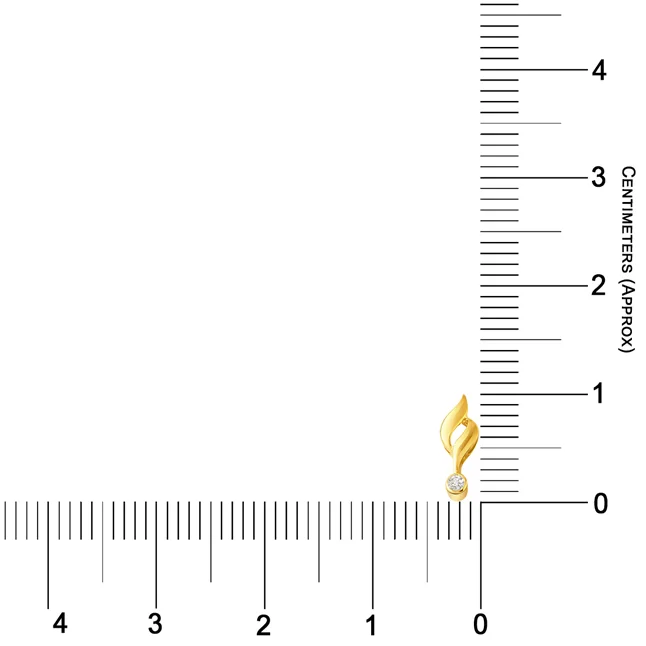 0.07ct Real Diamond Solitaire Pendant – Elegance in Every Sparkle! (P1436)