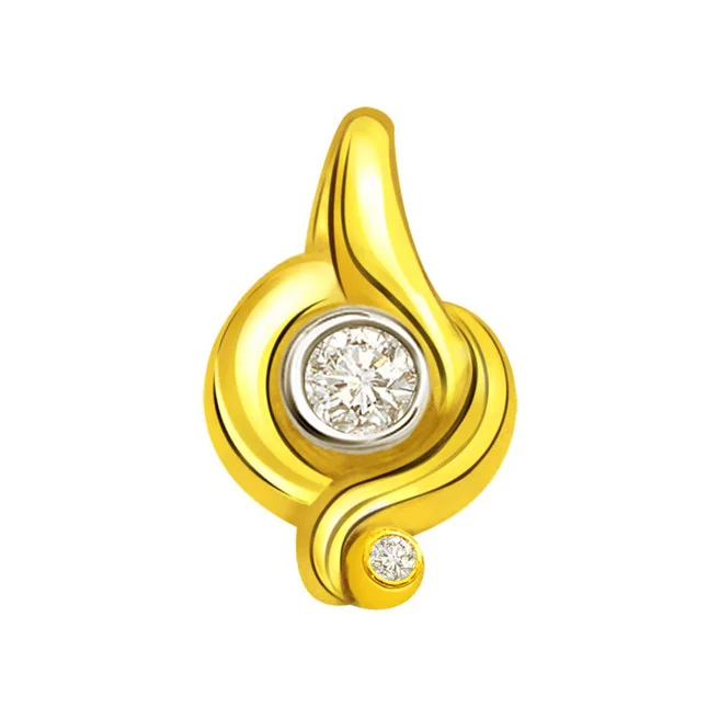 0.12ct Real Diamond Designer Pendant – Where Elegance Meets Artistry! (P1441)
