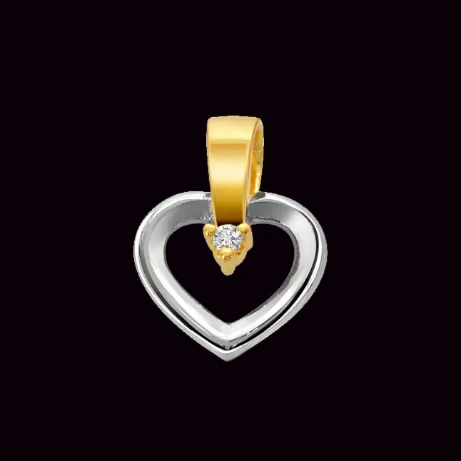 Bollywood Beauty - Real Diamond & 18kt Yellow Gold Pendant (P149)