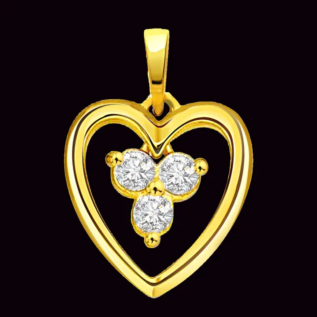 Showy n Glowy - Real Diamond Pendant (P188)