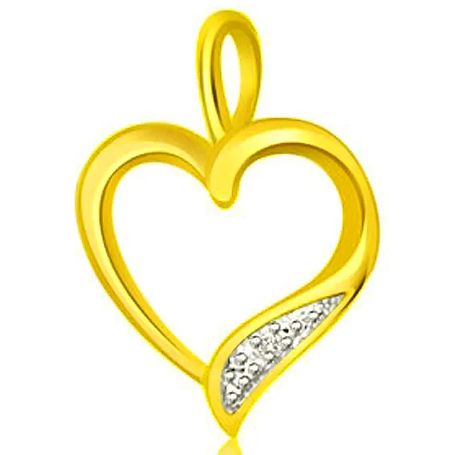 Shiny lil Hearts - Heart Shape Pendant