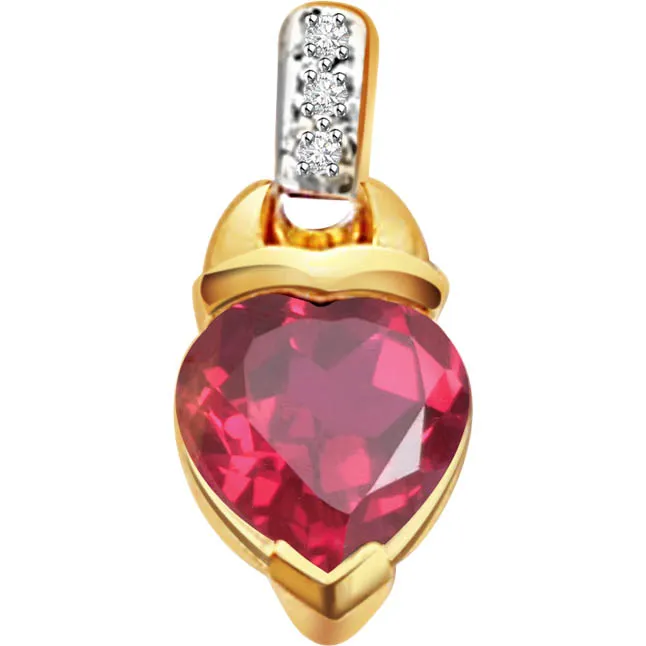 Pomegranate Passion -diamond Pendants| Surat Diamond Jewelry