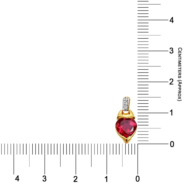 Pomegranate Passion - Real Diamond & Garnet Pendant (P199)