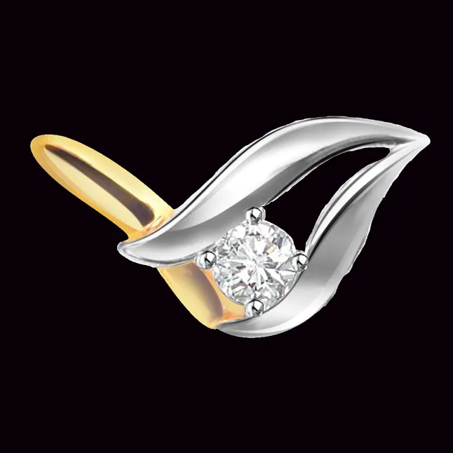 Luminous Love - Real Diamond Solitaire Pendant (P19)