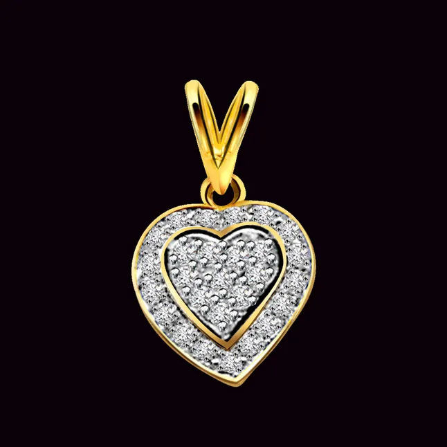 Queen of Love - Real Diamond Pendant (P211)