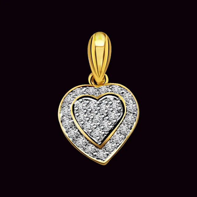 A love forever - Real Diamond Pendant (P212)