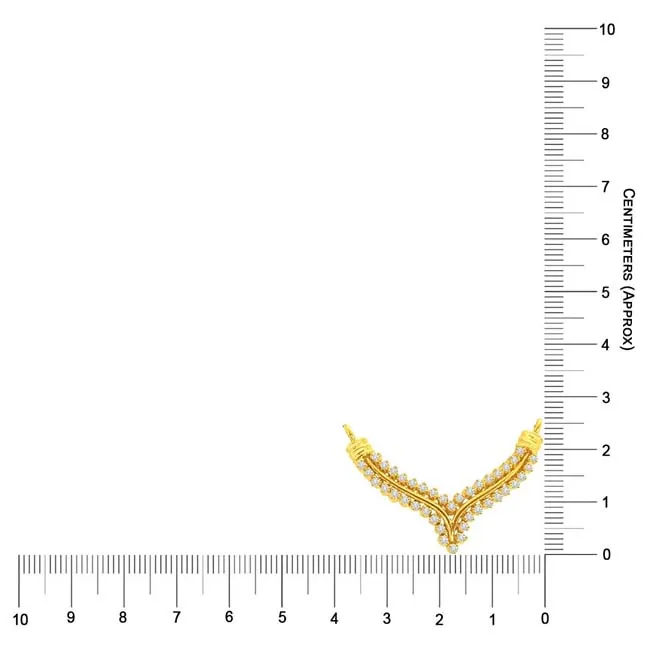 Spiritual Spiral Knot 0.96 cts Diamond Necklace Pendants Necklaces