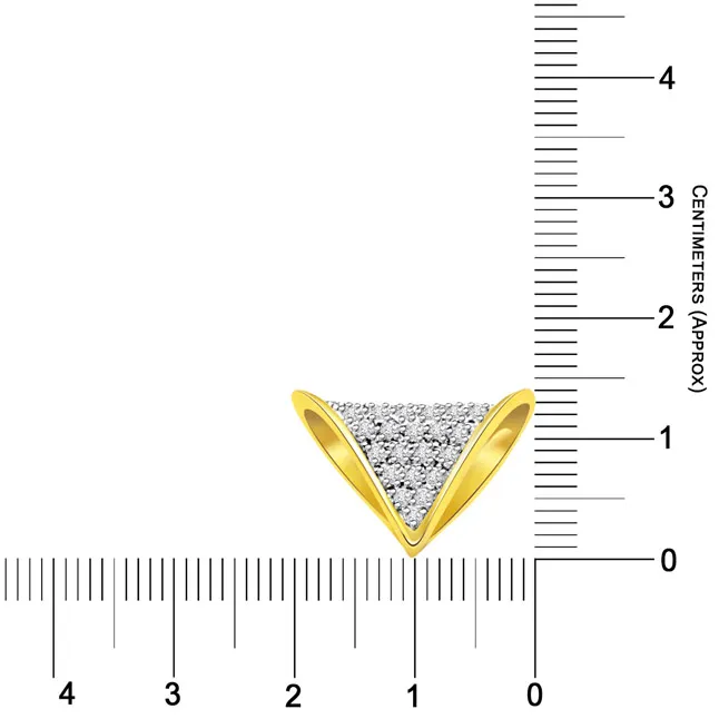 Precious Knot Fancy Real Diamond Designer Pendant (P279)