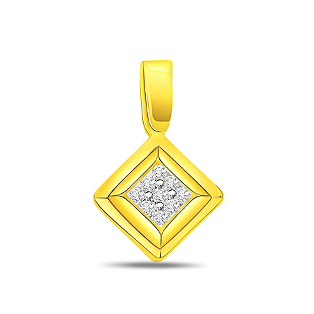 The Elegant Craft 0.18 ct Diamond Pendants -Designer Pendants
