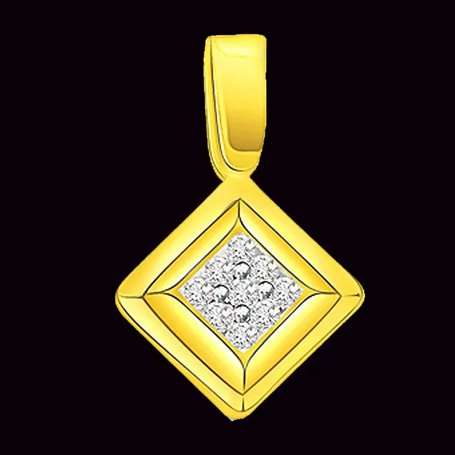 The Elegant Craft 0.18cts Real Diamond Pendant (P299)