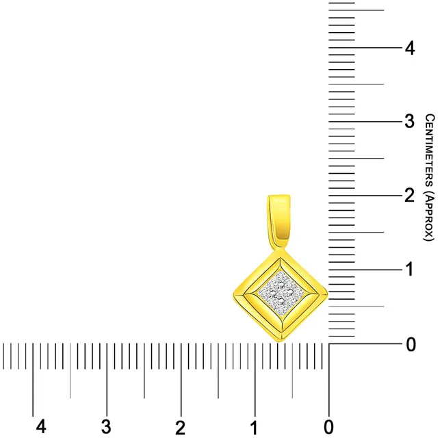 The Elegant Craft 0.18cts Real Diamond Pendant (P299)