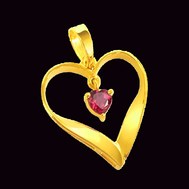 You Are An Ange - Real Red Ruby Pendant (P29)