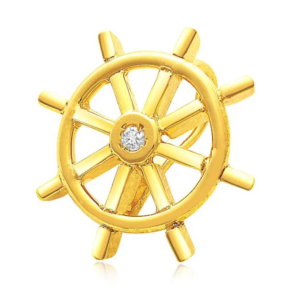 Diamond Wheel Pendants -Designer Pendants