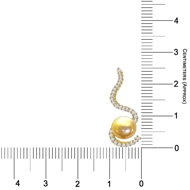 0.42ct Dazzling Diamond & Pearl Pendants P431 -Designer Pendants