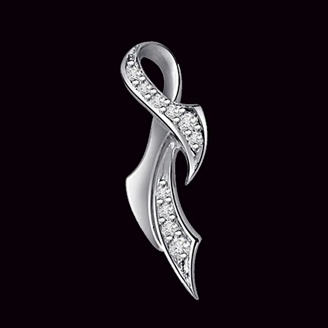Pretty Angel - Real Diamond Pendant (P452)