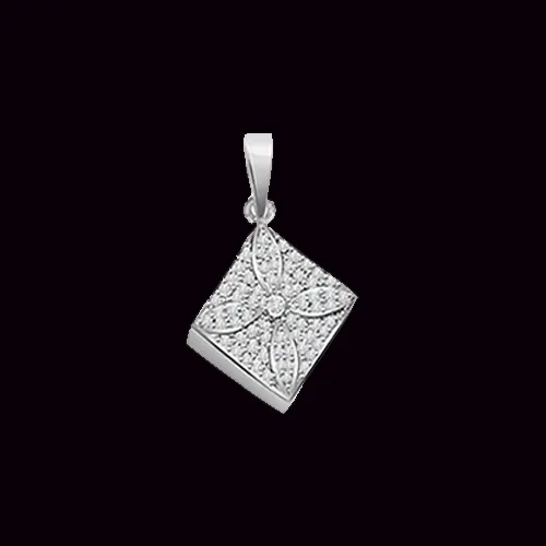 Floral Diamond - 0.30cts Real Diamond Pendant (P564)