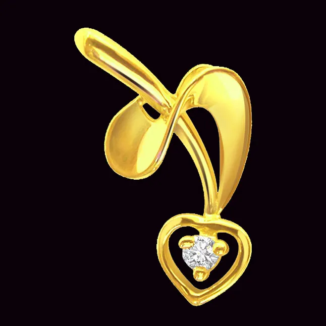 Heartbeat Spark: Madly In Love Diamond Pendant (P1392)