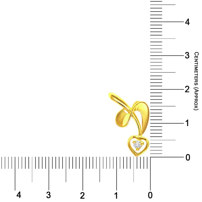 Heartbeat Spark: Madly In Love Diamond Pendant (P1392)