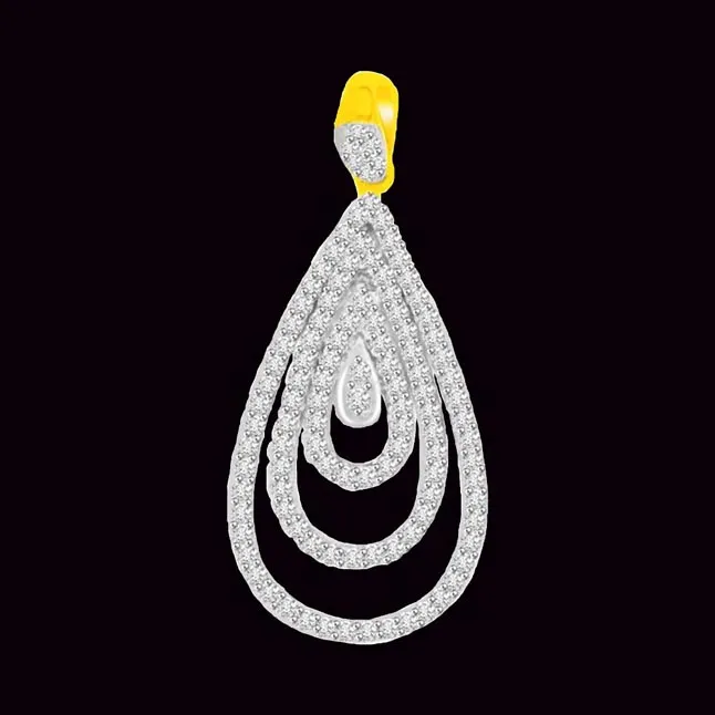 1.11cts Designer Real Diamond Pendant (P709)