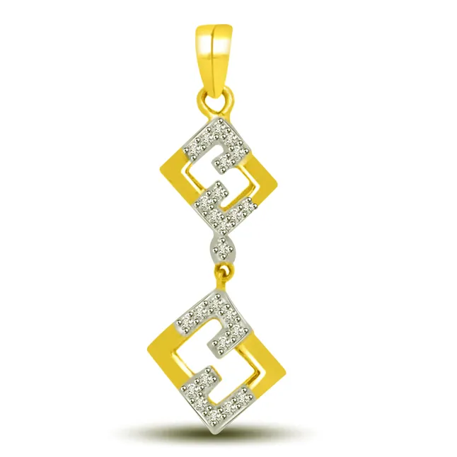 Love In The Air Diamond & Gold Pendants For Her -Designer Pendants