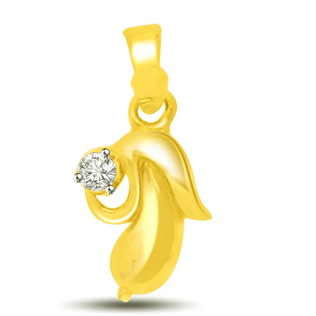 Simply Love : Diamond & Gold Pendants -Designer Pendants