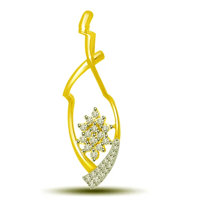Love With Pride : Diamond & Gold Pendants For Her -Designer Pendants