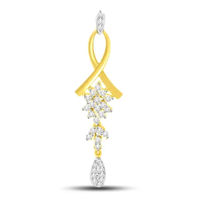 Drop Of Pure Love : Diamond & Gold Pendants -Designer Pendants