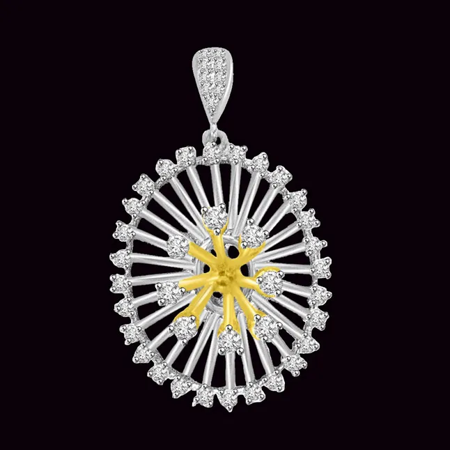 Ball of Love : Real Diamond & Gold Pendant for her (P740)