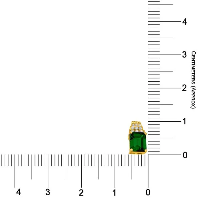 Step up to Green Real Emerald Gold & Diamond Pendants