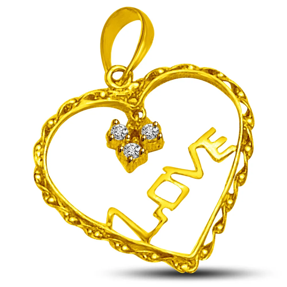 DIAMOND HEART :An Expression of Beautiful Love.. Pendants for You