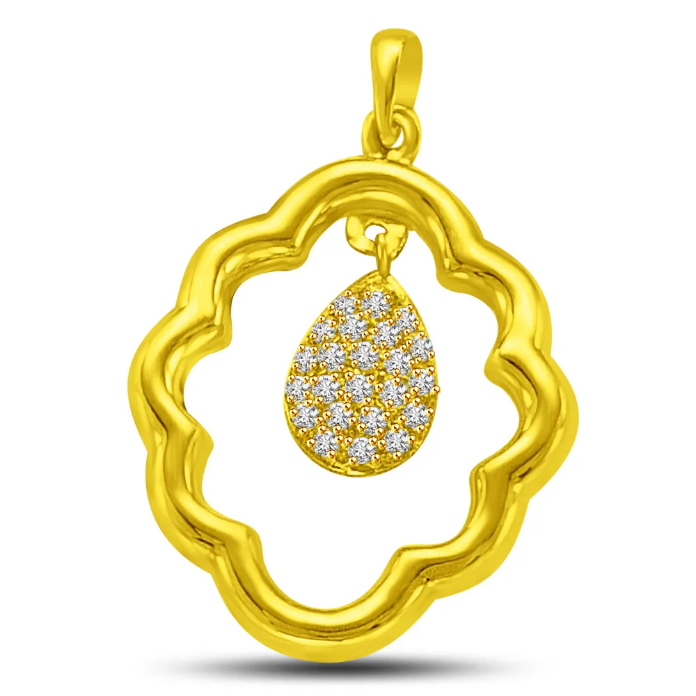 Center of Attraction you have always been.. Diamond & Gold Pendants -Designer Pendants