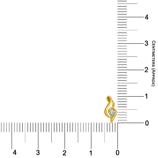 Melodic Brilliance: Note of Sound Diamond Pendant (P1397)