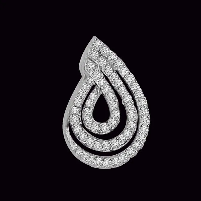 White Rhodium Diamond Ring