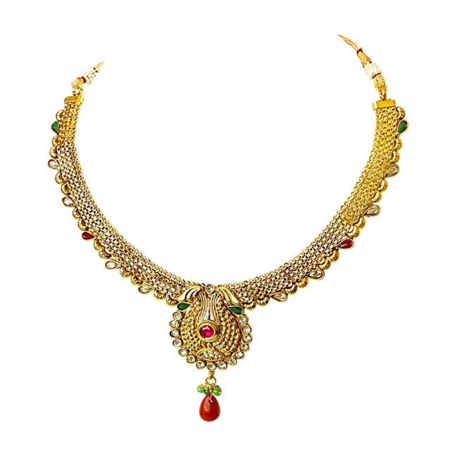 Traditional Necklace & Earring Fashion Jewellery Set for Women (PS348)