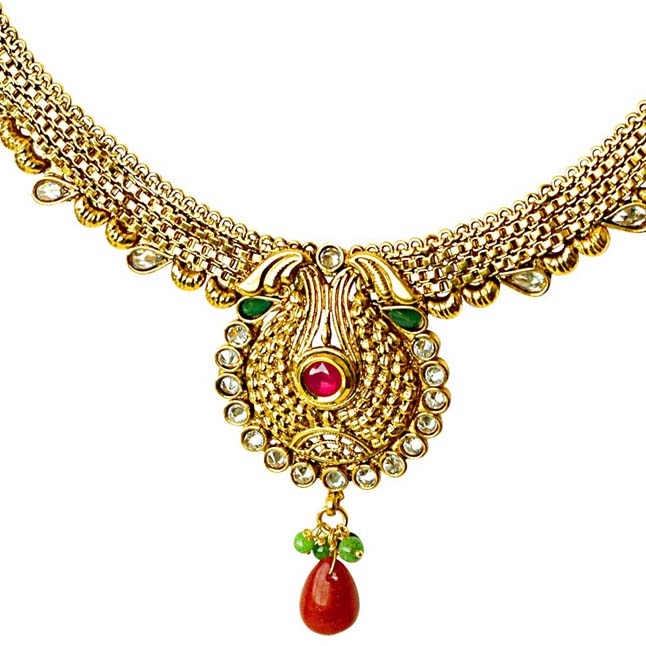 Traditional Necklace & Earring Fashion Jewellery Set for Women (PS348)