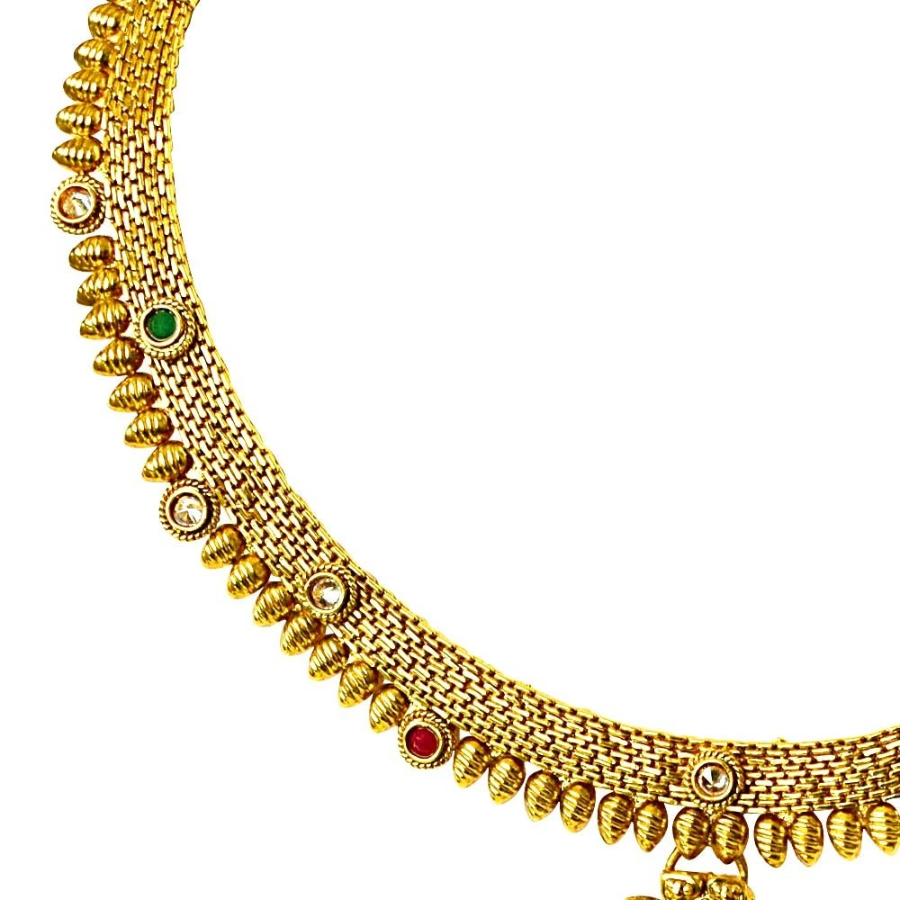 Traditional Necklace & Earring Fashion Jewellery Set for Women PS349