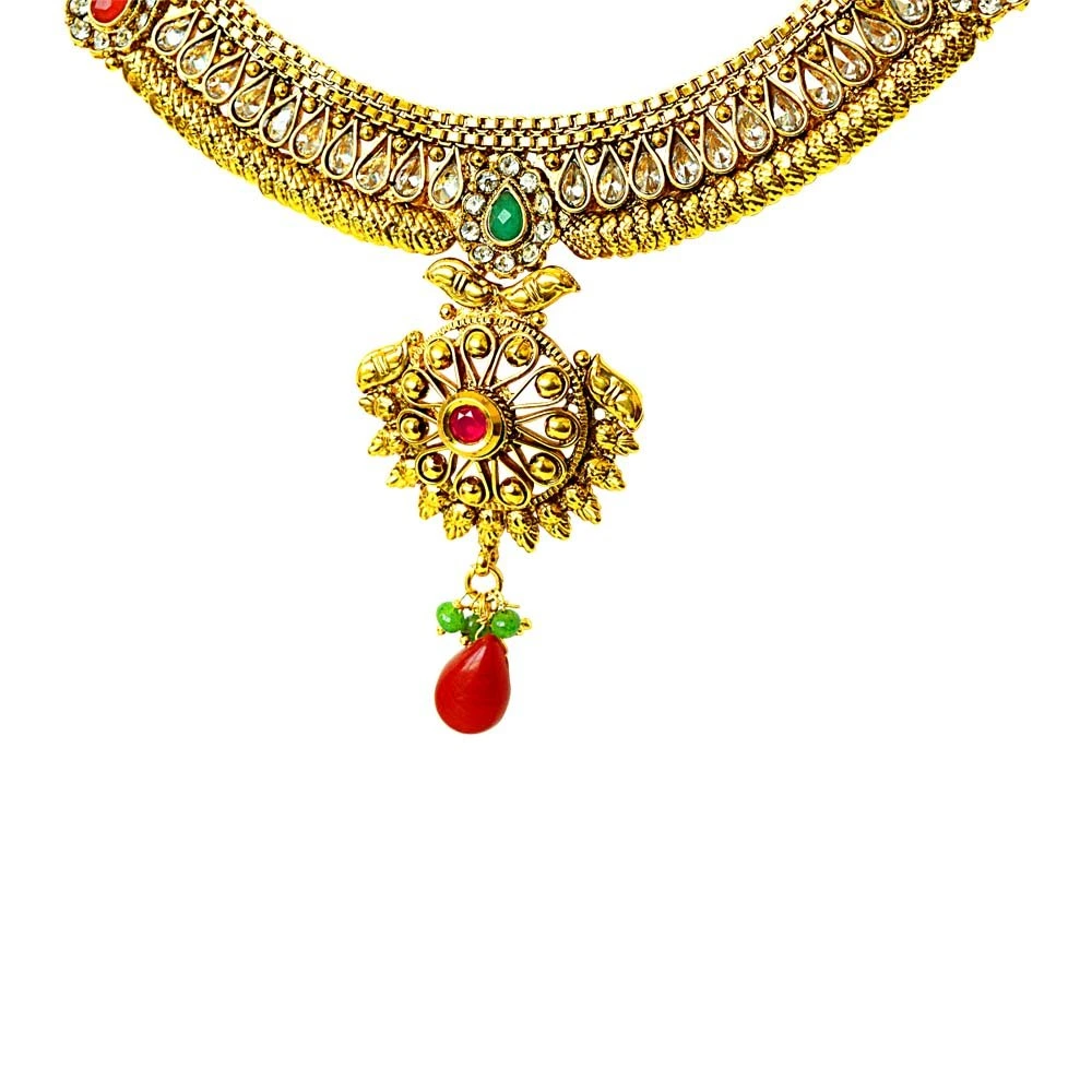 Traditional Necklace & Earring Fashion Jewellery Set for Women PS355