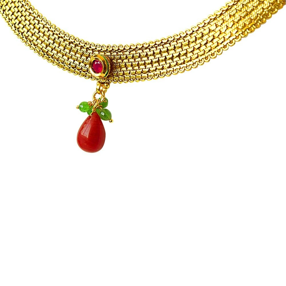 Traditional Necklace & Earring Fashion Jewellery Set for Women PS364