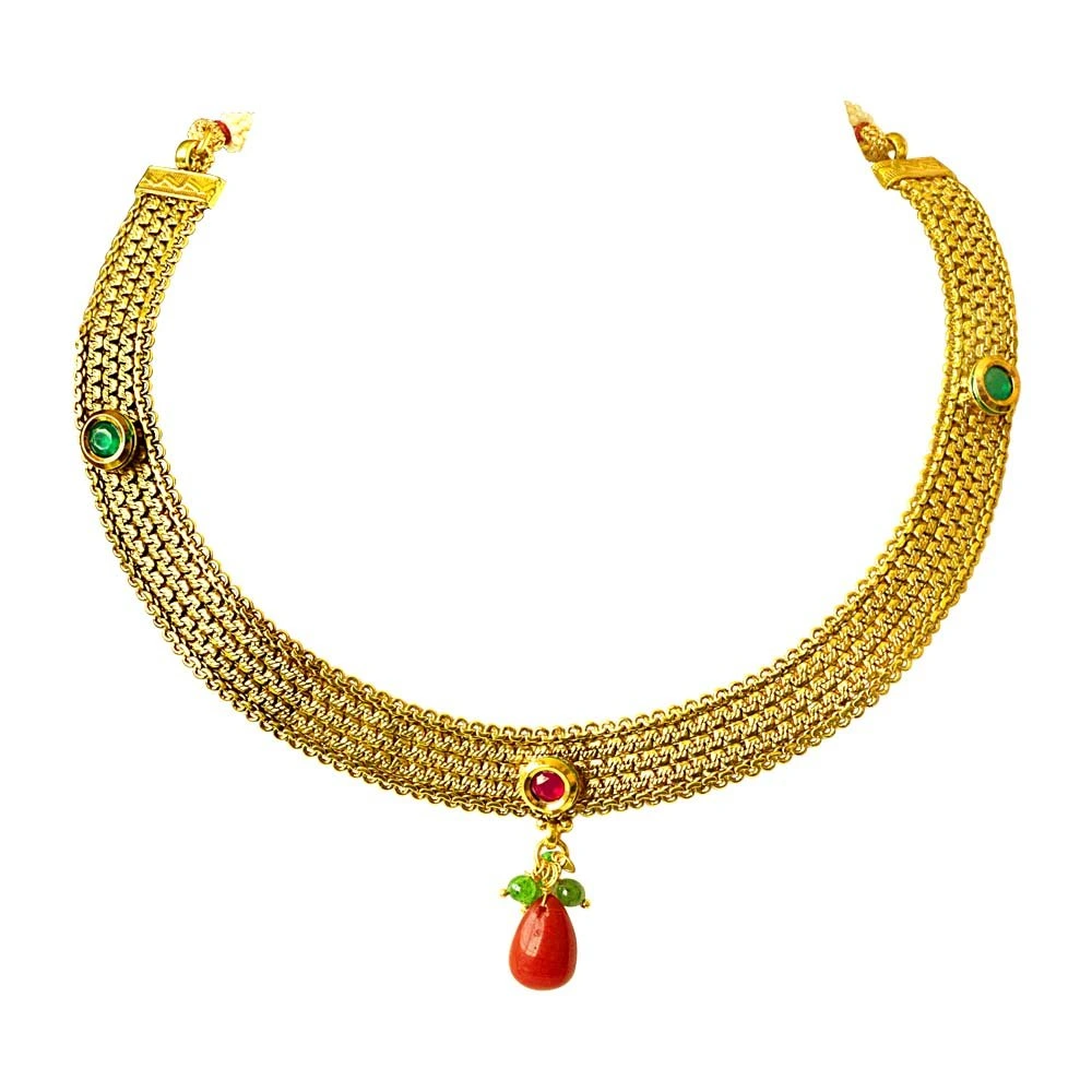 Traditional Necklace & Earring Fashion Jewellery Set for Women PS364