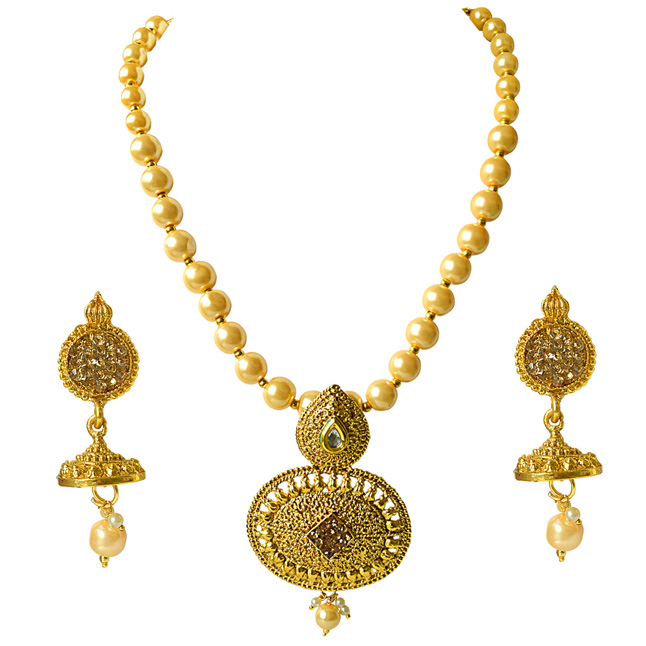 Traditional Necklace & Earring Fashion Jewellery Set for Women (PS378)