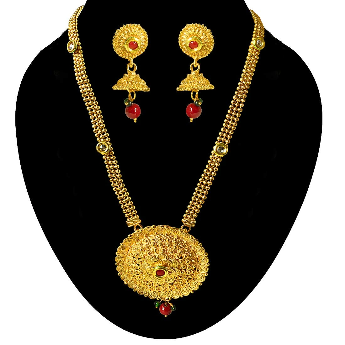 Traditional Necklace & Earring Fashion Jewellery Set for Women (PS389)