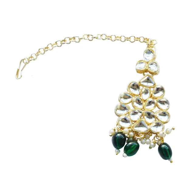 A Dazzling Blend of White & Green: Fashion Jewellery Set to Elevate Your Look