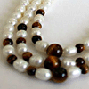 Real Pearl Magic - 2 To 3 Line Necklace (SN20)