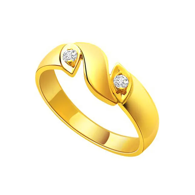 Glowing Grace - Real Diamond Ring (S245)