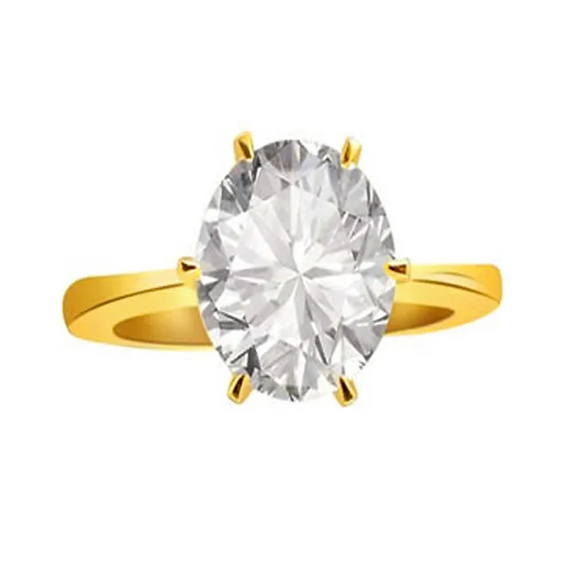 Golden Sunrise 0.15 cts Diamond Solitaire rings -18k Engagement rings